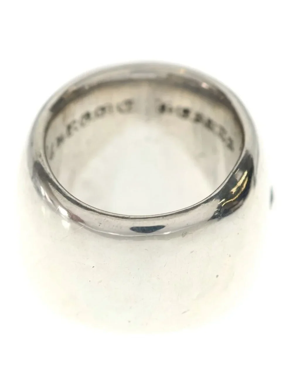 Chrome Hearts Classic Oval Cross Ring Silver